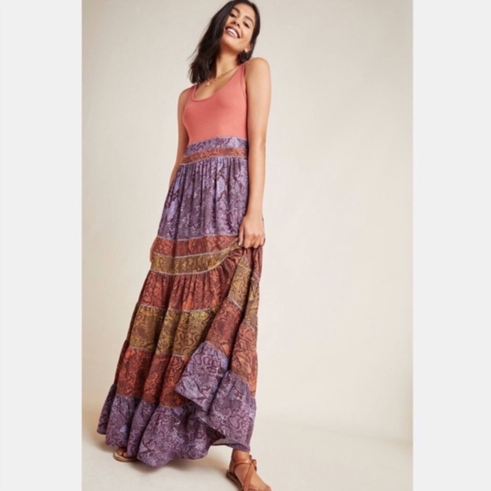 Anthropologie Colima Maxi Dress Size XS